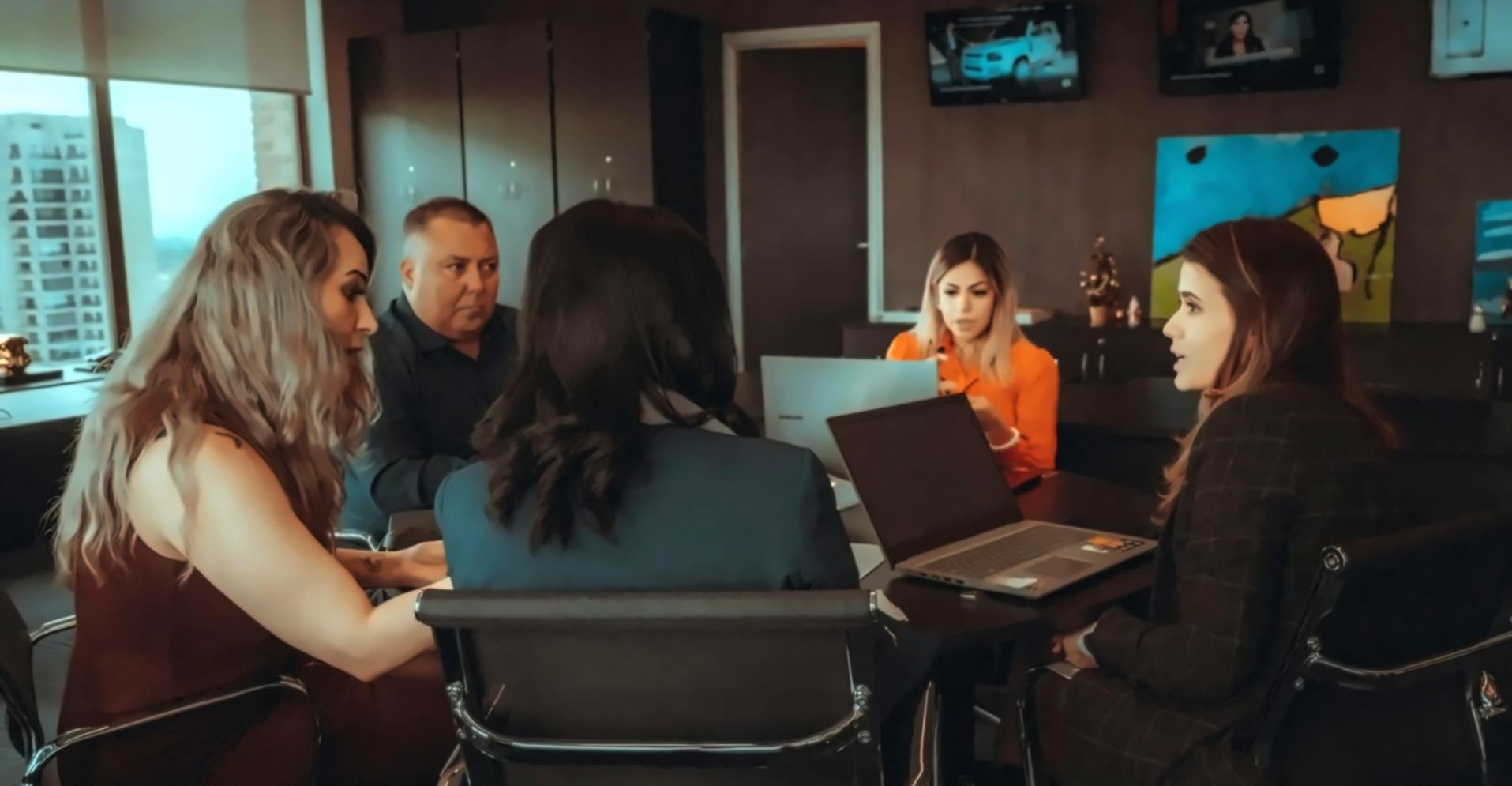 Risk assessment matrix showing various financial risk factors and mitigation strategies